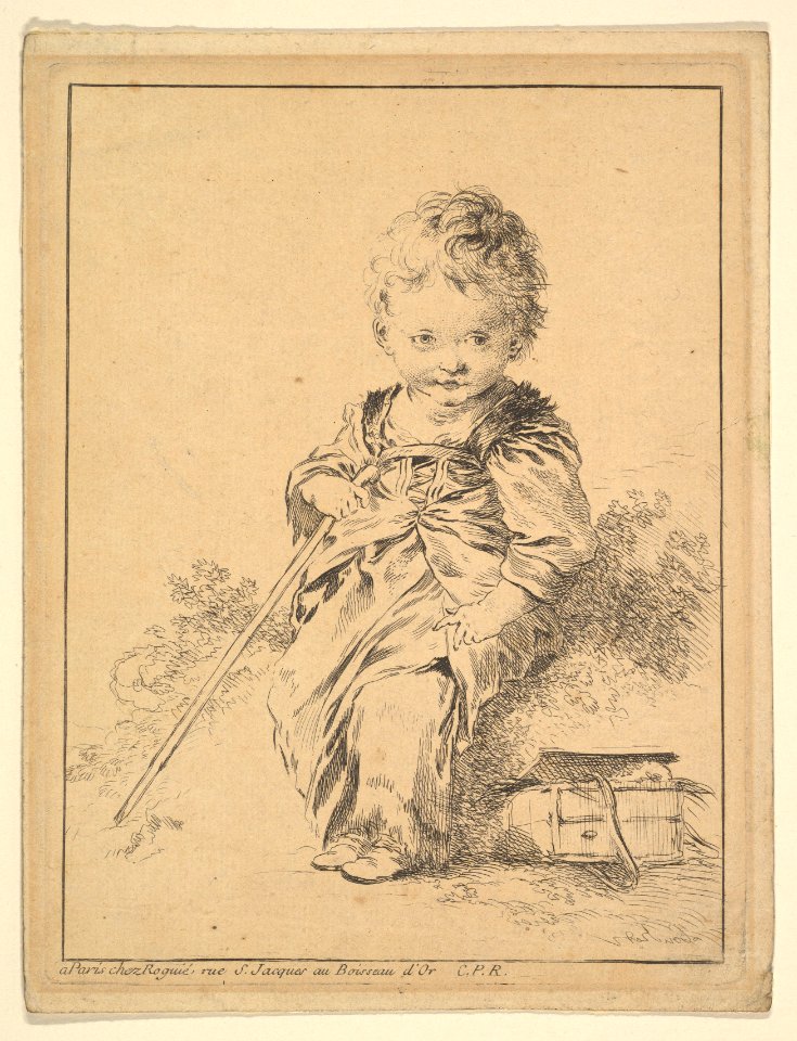 Child Holding Staff MET DP825528
