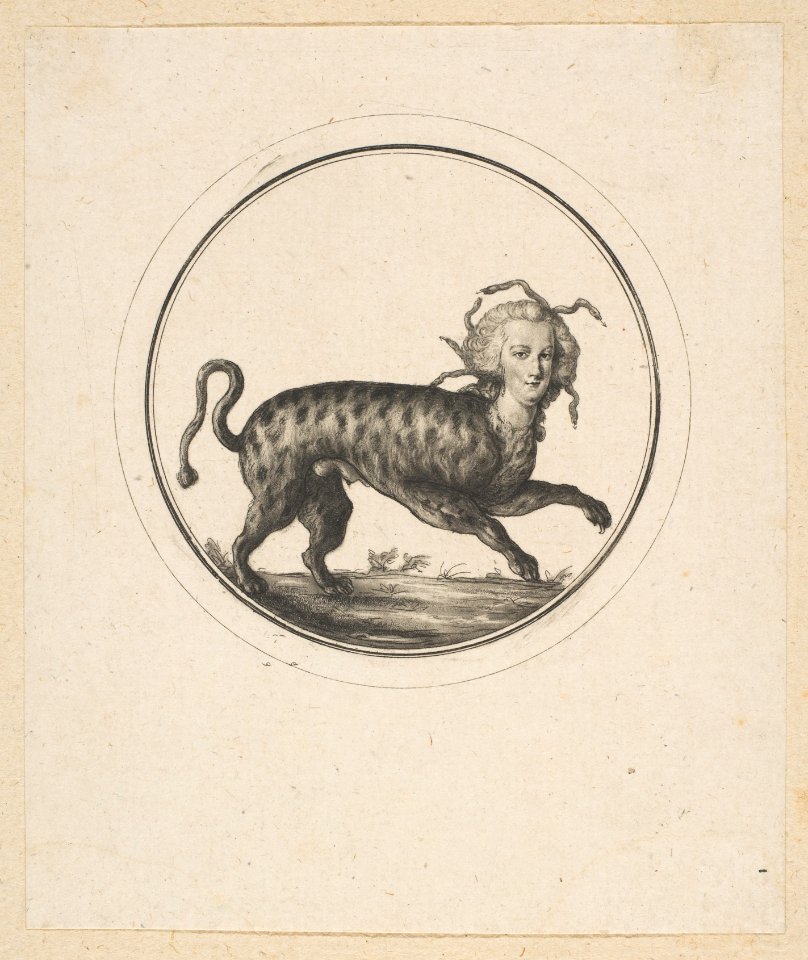 Caricature Showing Marie Antoinette as a Leopard MET DP818691