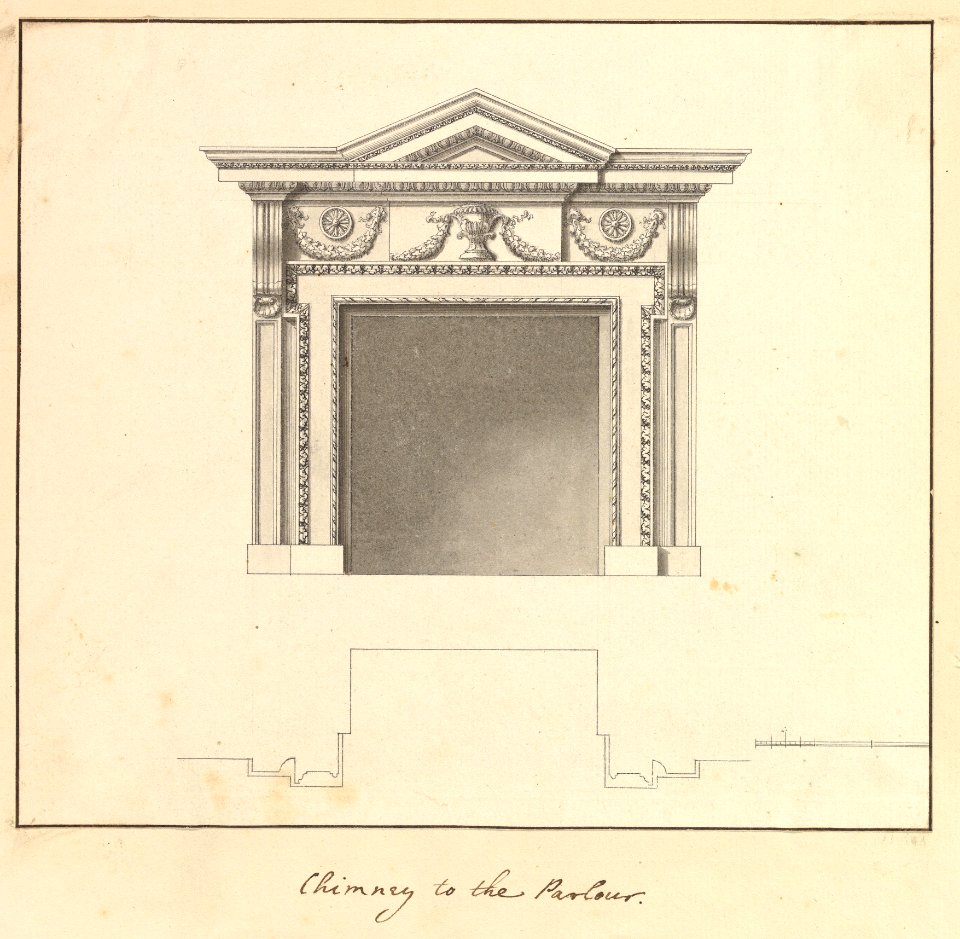 Chimney to the Parlour, Houghton Hall, Norfolk MET DP829116