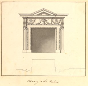 Chimney to the Parlour, Houghton Hall, Norfolk MET DP829116