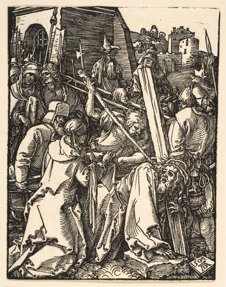 Chist Carrying the Cross, from The Small Passion MET DP816036