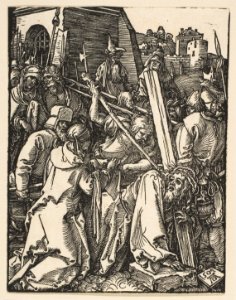 Chist Carrying the Cross, from The Small Passion MET DP816036