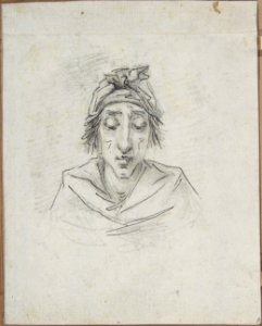 Caricature of Georges-Auguste Couthon (called Aristide, 1756-1794), President of the Convention in 1793, on the way to the guillotine on July 28, 1794 (10 Thermidor, An II) MET DP810318