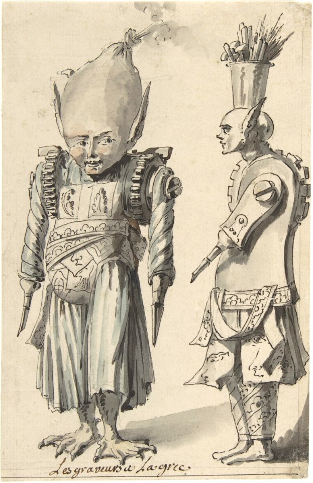 Caricature of Engravers "a la Grecque" MET DP808303