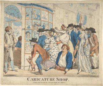 Caricature Shop of Piercy Roberts, 28 Middle Row, Holborn MET DP808267