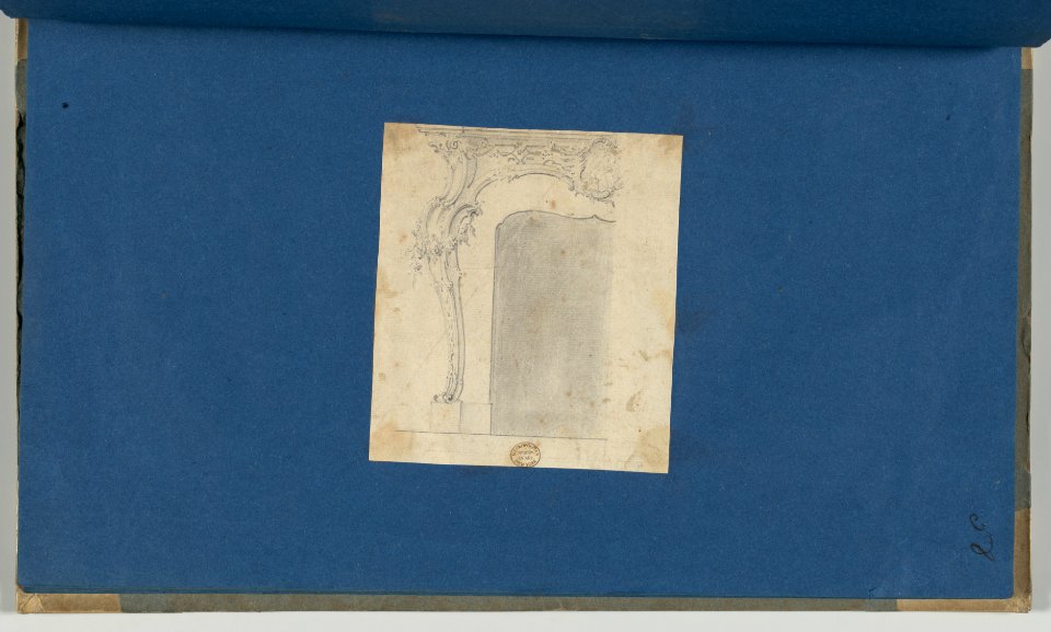 Chimneypiece, in Chippendale Drawings, Vol. I MET DP-14278-053
