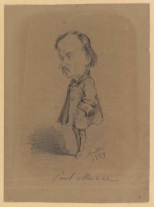 Caricature of Paul Meurice MET DP830238