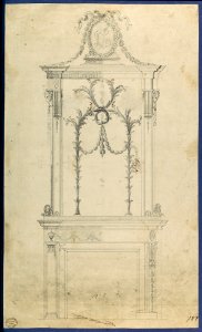 Chimneypiece, in Chippendale Drawings, Vol. I MET DP104196