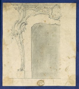 Chimneypiece, in Chippendale Drawings, Vol. I MET DP104177