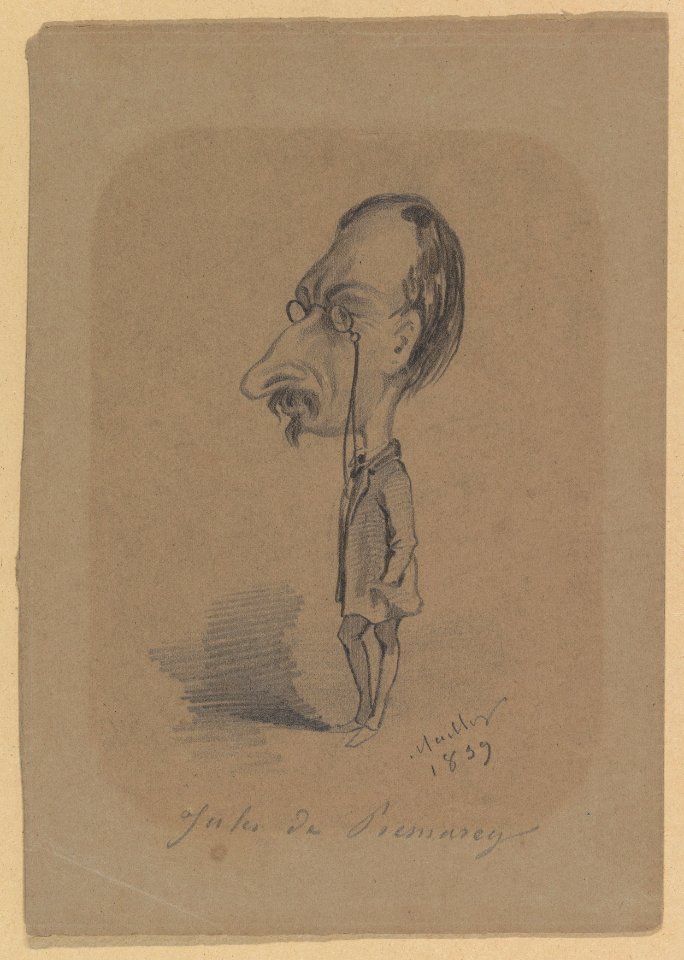 Caricature of Jules de Prémaray MET DP830239