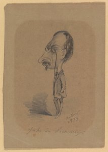 Caricature of Jules de Prémaray MET DP830239