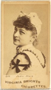Card 618, Josie Hall, from the Actors and Actresses series (N45, Type 1) for Virginia Brights Cigarettes MET DP829540
