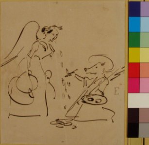 Caricature of the Art of Painting MET 1987.240