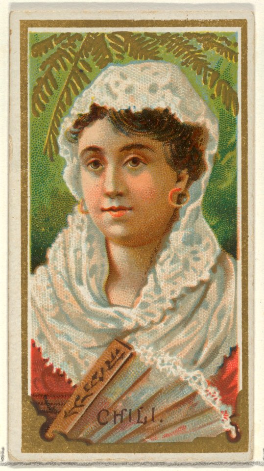 Chili, from the Types of All Nations series (N24) for Allen & Ginter Cigarettes MET DP836430