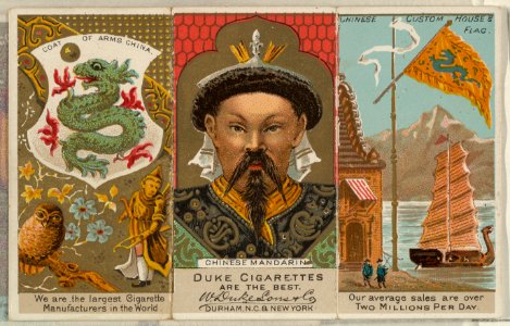 Chinese Mandarin, from the Rulers, Flags, and Coats of Arms series (N126-2) issued by W. Duke, Sons & Co. MET DPB873871