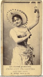 Card Number 321, Elinor Hamilton, from the Actors and Actresses series (N145-3) issued by Duke Sons & Co. to promote Cross Cut Cigarettes MET DP839767