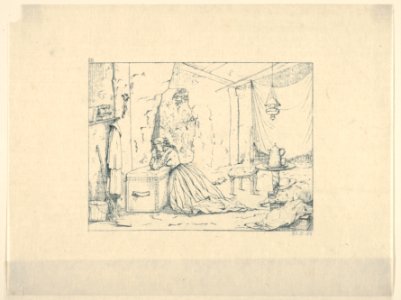 Cave Life in Vicksburg during the Seige (from Confederate War Etchings) MET DP831313