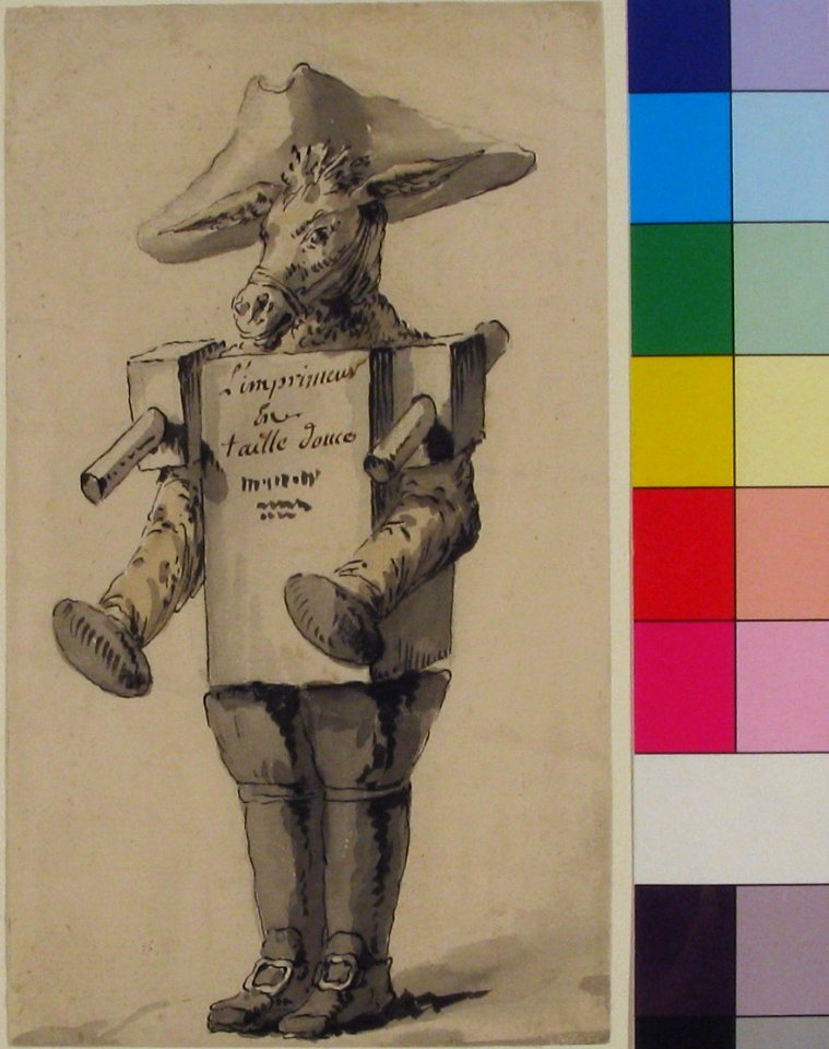 Caricature of an Engravings Printer MET 60.576.5(3)