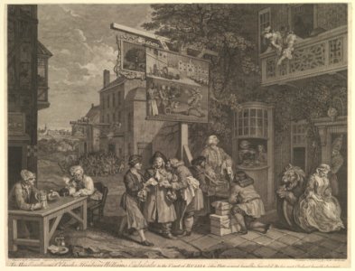 Canvassing for Votes, Plate II- Four Prints of an Election MET DP827056