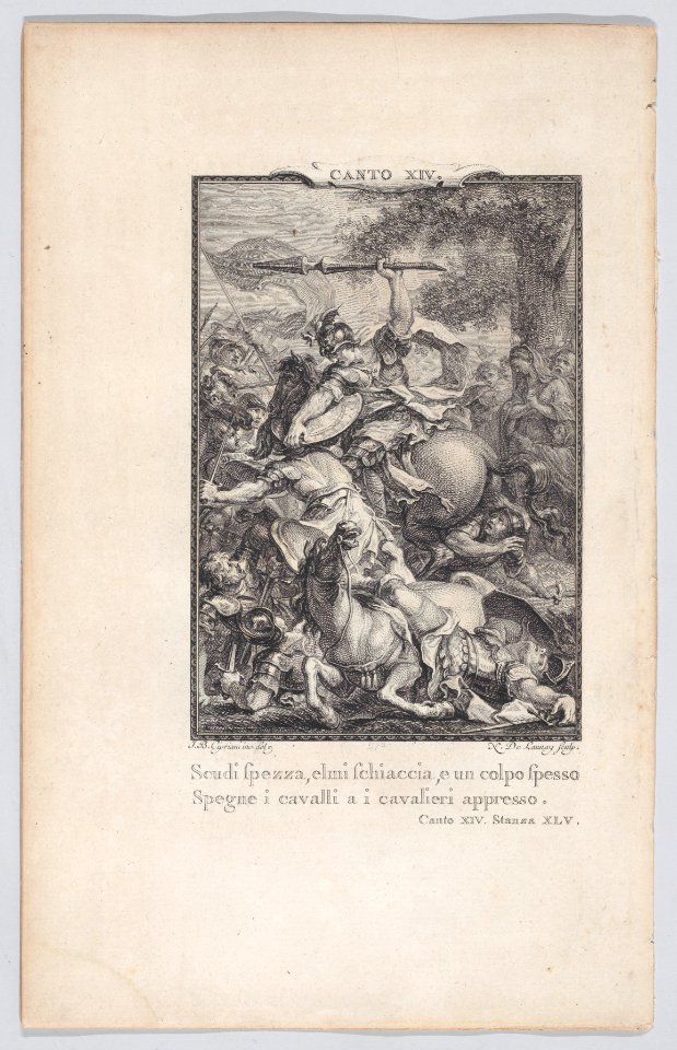 Canto 14, Stanza 45, from Orlando Furioso Met DP887866