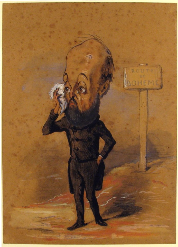 Caricature of Henri Mürger MET 65.522.209