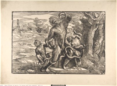 Caricature of the Laocoön MET DP808177