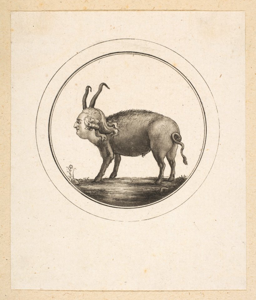Caricature Showing Louis XVI as a Ram MET DP818689
