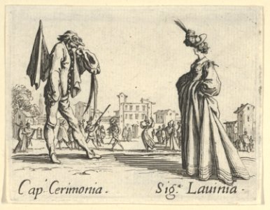 Cap. Cerimonia - Sig. Lauinia, from the Balli di Sfessania MET DP846871