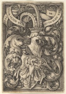 Coat of Arms with an Eagle Surrounded by Foliage MET DP837082