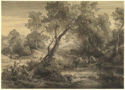 Centaurs at a Pond MET DP819779