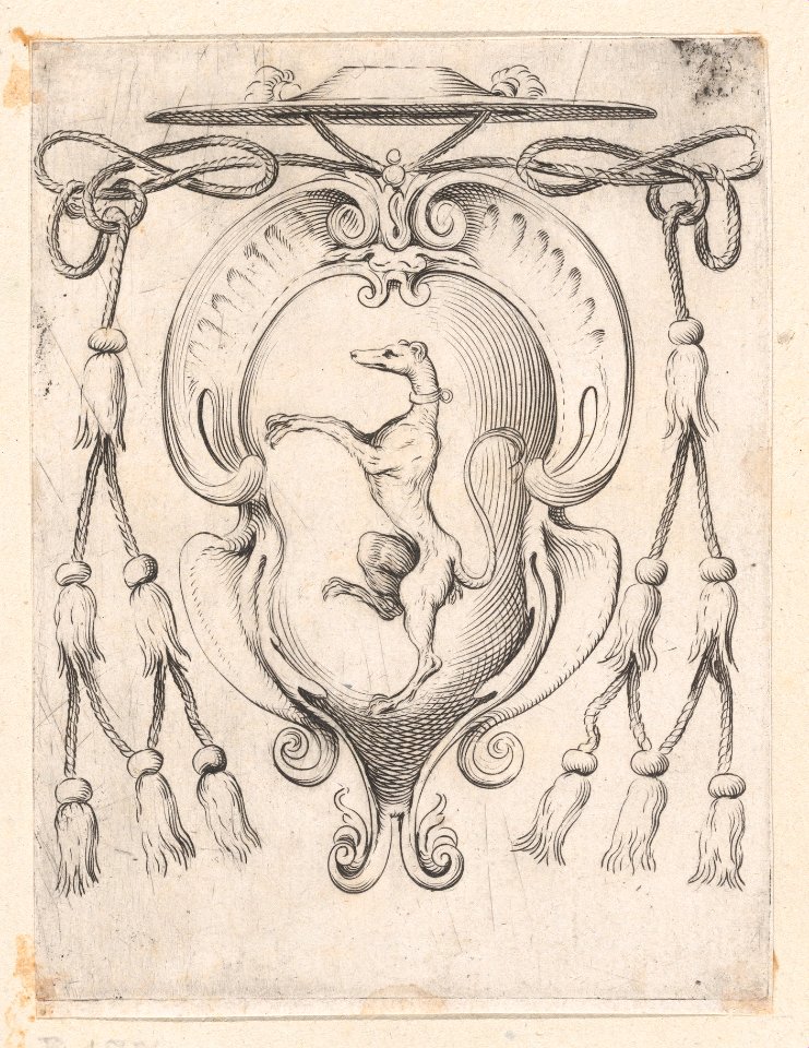 Coat of Arms of a Cardinal of the Sampieri Family MET DP865816