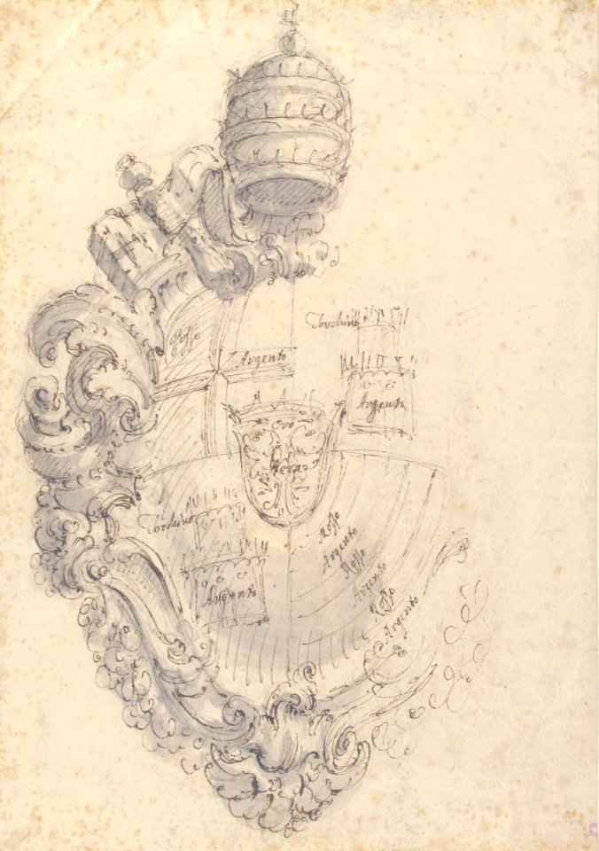 Coat of Arms of Clement XIII (Rezzonico) MET 52.570.155