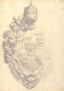 Coat of Arms of Clement XIII (Rezzonico) MET 52.570.155