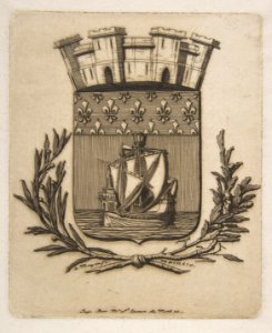 Coat-of-Arms Symbolizing the City of Paris MET DP813388