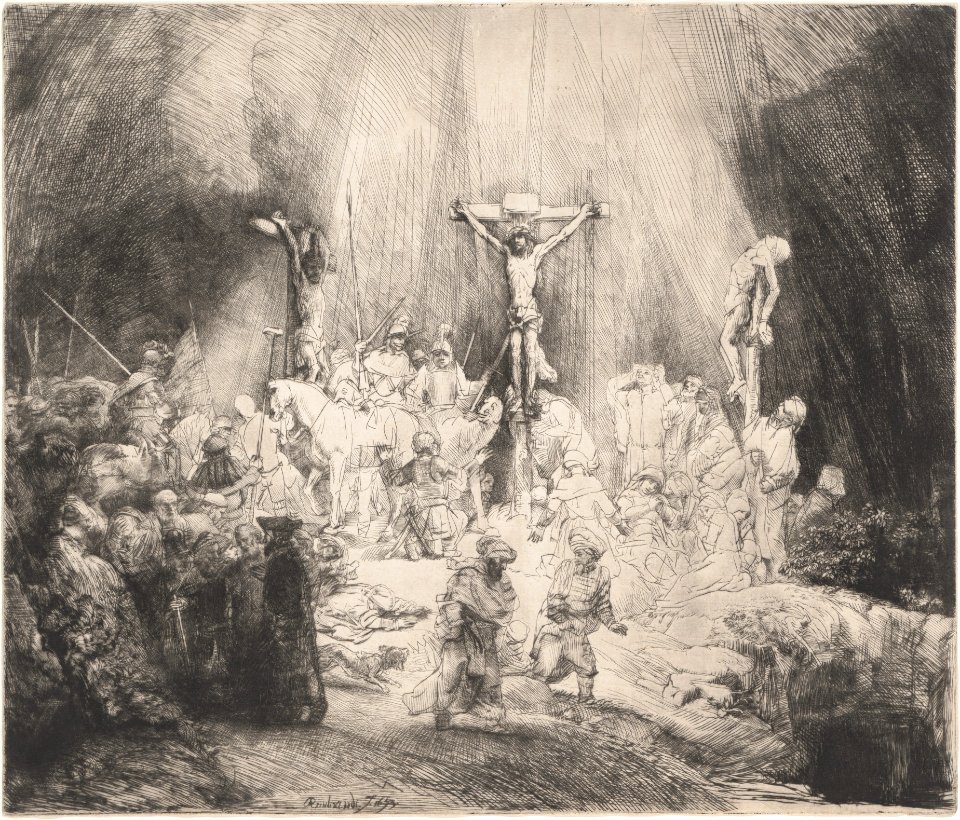 Christ Crucified between the Two Thieves- The Three Crosses MET DP139954