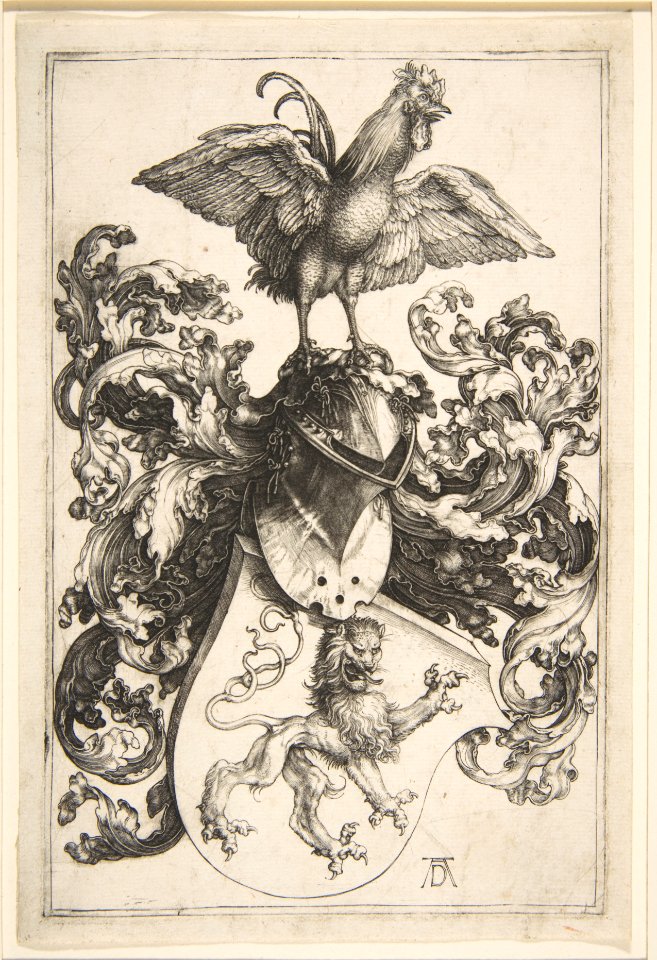 Coat of Arms with Cock MET DP815409