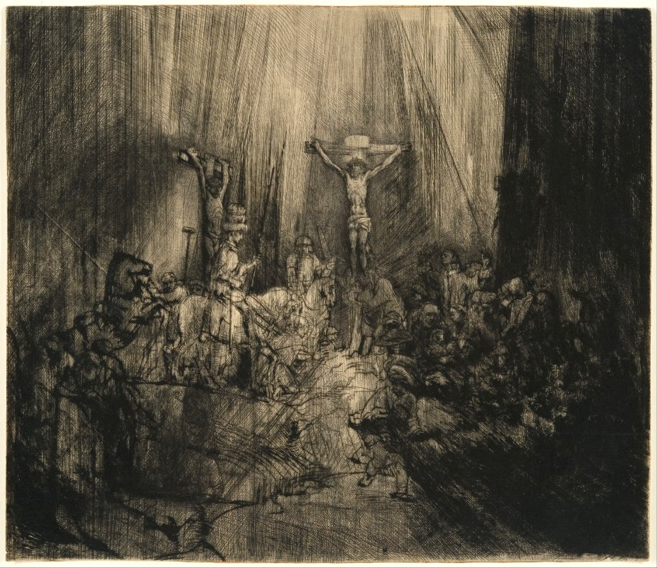 Christ Crucified between the Two Thieves- The Three Crosses MET DP122663