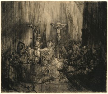 Christ Crucified between the Two Thieves- The Three Crosses MET DP122663