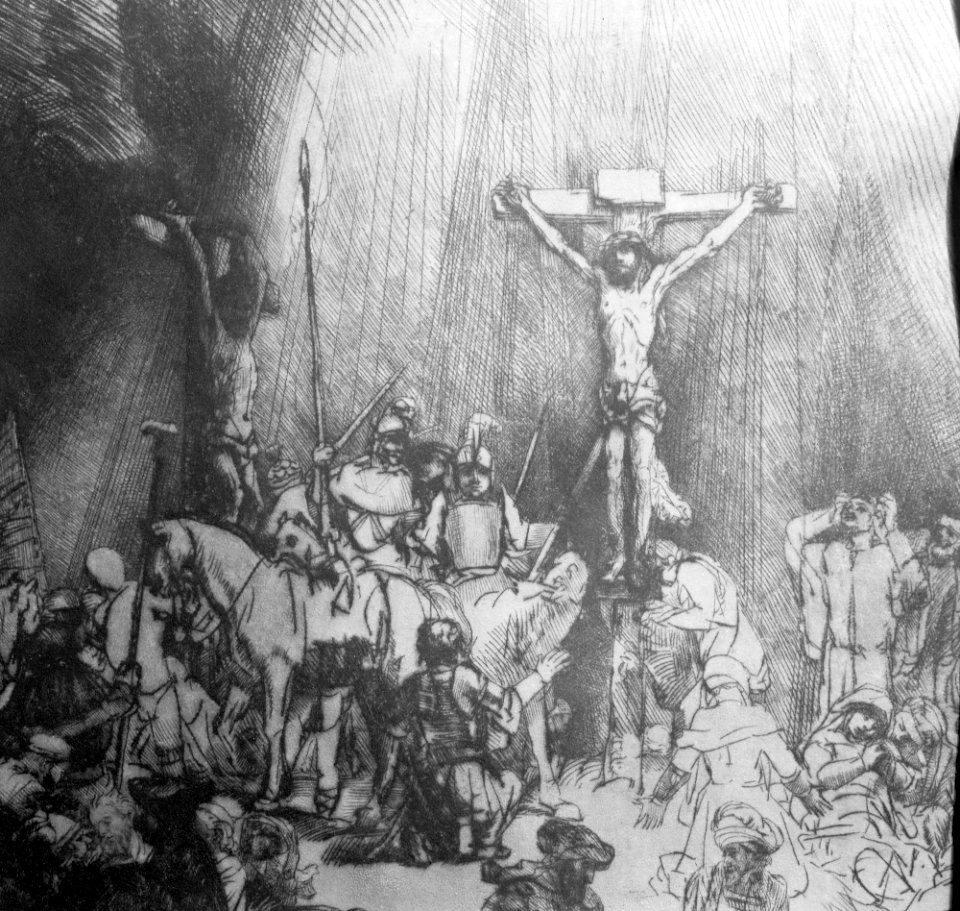 Christ Crucified between the Two Thieves- The Three Crosses MET MM10563