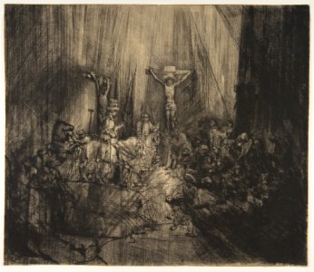 Christ Crucified between the Two Thieves- The Three Crosses MET DP815615