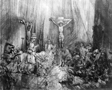 Christ Crucified between the Two Thieves- The Three Crosses MET MM10591