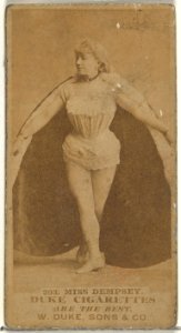Card Number 203, Miss Dempsey, from the Actors and Actresses series (N145-7) issued by Duke Sons & Co. to promote Duke Cigarettes MET DP840395