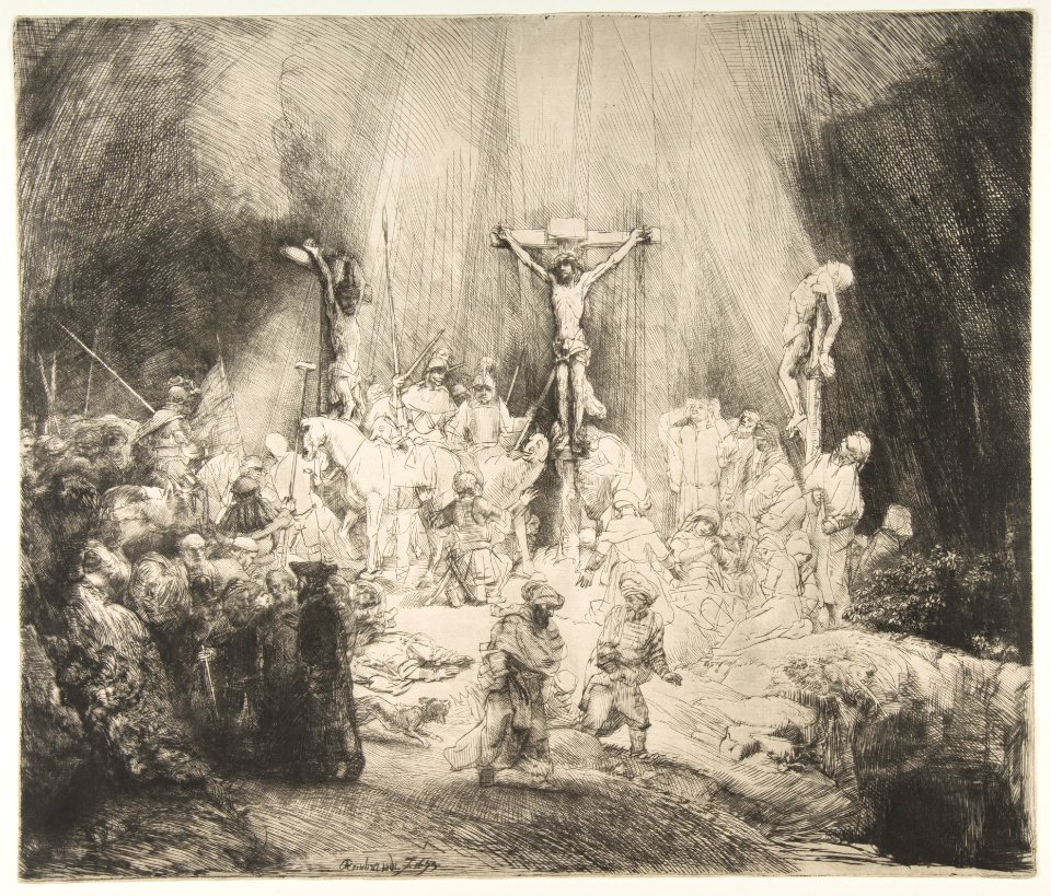 Christ Crucified between the Two Thieves- The Three Crosses MET DP815614