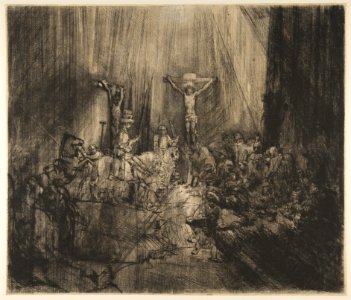 Christ Crucified Between the Two Thieves (The Three Crosses) MET DP815616