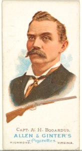 Captain Adam Henry Bogardus, Rifle Shooter, from World's Champions, Series 1 (N28) for Allen & Ginter Cigarettes MET DP827430