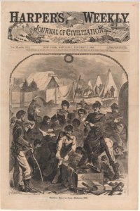 Christmas Boxes in Camp – Christmas, 1861 (Harper's Weekly, Vol. VI) MET DP875214