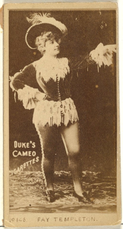 Card Number 146, Fay Templeton, from the Actors and Actresses series (N145-4) issued by Duke Sons & Co. to promote Cameo Cigarettes MET DP840012