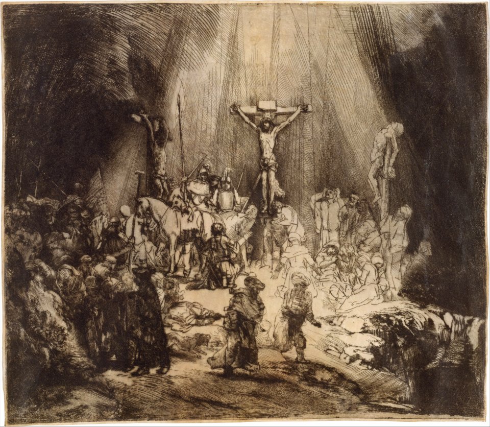 Christ Crucified between the Two Thieves- The Three Crosses MET DT11821