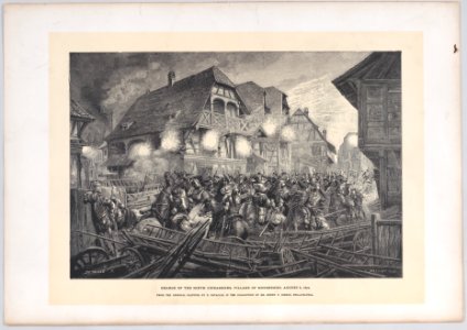 Charge of the Ninth Cuirassiers, Village of Morsbronn, August 6, 1870 Met DP887968