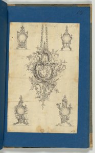 Clock Cases, in Chippendale Drawings, Vol. I MET DP-14278-091
